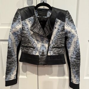 BCBGMaxAzria Monochrome Textured Jacket